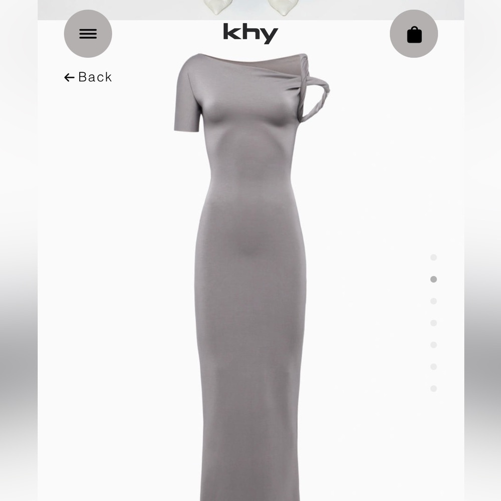 Khy Sueded Stretch Twist Maxi Dress - Picture 2 of 4